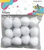 Pompons blancs 50mm 12pcs Titanum Voir les images du produit 2