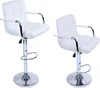 TRESKO® Lot de 2 tabourets de bar blancs avec accoudoirs Voir les images du produit 5