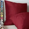 Lionmood Premium Samt Kissenbezug Bordeaux 45x45cm -1er- Produktbild-Vorschau 1
