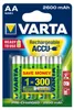 1x4 Varta Rechargeable Accu AA NiMH 2600 mAh Mignon Produktbild-Vorschau 3