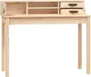 vidaXL Stôl 110 x 50 x 93 cm z masívneho borovicového dreva Náhľad obrázku produktu 5