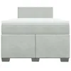 The Living Store Boxspringbett mit Matratze Hellgrau Produktbild-Vorschau 7