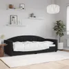vidaXL Letto da giorno nero 80x200 cm in velluto Anteprima dell’immagine prodotto 2
