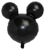 Folienballon Maus, Mouse, schwarz, ca. 45 cm, für Produktbild-Vorschau 1