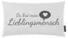 Dekokissen Lieblingsmensch 30 x 50 cm,  Weiss Produktbild-Vorschau 2