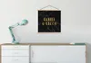 MuchoWow® Textilposter Zitat - Kaffee - Gold - Marmor 60x60 Produktbild-Vorschau 3