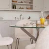 Runder Tisch Ø120 cm mit gehärteter Glasplatte und Produktbild-Vorschau 4