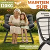 Fauteuil à bascule d'extérieur ELONEO XXL – fauteuil lounge Voir les images du produit 4