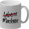 Lachen/Machen Glitzer-Glitzer-Kaffeebecher Produktbild-Vorschau 1