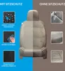 Kingsleeve Coprisedili Auto Universale Anteriore | 600D Anteprima dell’immagine prodotto 3