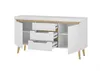 Großes Sideboard Svante - Weiß matt Produktbild-Vorschau 2