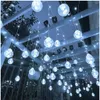 Lampki świąteczne kurtyna świetlna kule bombki led girlanda Podgląd zdjęcia produktu 21