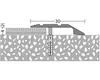 Prinz Abschlussprofil Alu silber gelocht 30 x 1000 mm Produktbild-Vorschau 2