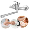 Küchenarmatur, 360° Drehbare Wandarmatur, Edelstahl Produktbild-Vorschau 8