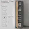 Bücherregal Kleiderschrank Regal 50 cm breit Schrank Produktbild-Vorschau 5