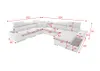 Wohnlandschaft in U-Form PERS VIII Ecksofa Rechts Eckcouch Produktbild-Vorschau 6