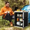 Izrielar Cucina da campeggio pieghevole con 3 cassetti, box Anteprima dell’immagine prodotto 7