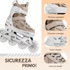 Inlineskates Blackwheels Flex Pro Beige Rollschuhe in 4 Produktbild-Vorschau 3