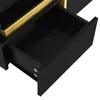 Abrihome Couchtisch mit 4 Schubladen und Goldenen Akzenten, Produktbild-Vorschau 9