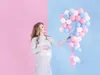 Pastellweiße Geburtstagsballons 12 cm, 100 Stück. Produktbild-Vorschau 10