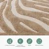 Volero - Waschbarer Teppich - Dunya Zebra Beige Weiß - Produktbild-Vorschau 2