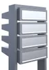 Briefkastenanlage Stairs for Four in Grau Metallic mit Produktbild-Vorschau 1