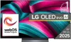 A television screen displaying a colorful abstract image, with marketing overlays. Podgląd zdjęcia produktu