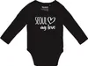Huuraa Baby Body Seoul my love 80 Black  Baumwolle Produktbild-Vorschau 1