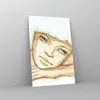 Bilder auf glas - Einteilig - Gesicht Dame Fantasie Grafik Produktbild-Vorschau 4