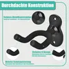 Gitarren Wandhalter für 2 Gitarren aus Stahl mit drehbarem Produktbild-Vorschau 4