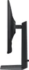 Side view of a black computer monitor on a stand. Produktbild-Vorschau