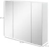 kleankin Armoire murale de salle de bain avec 3 portes Voir les images du produit 5