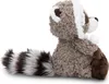 A plush toy raccoon is shown from the side against a white background. Podgląd zdjęcia produktu
