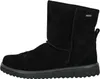 A black suede boot is shown against a white background. Anteprima dell’immagine prodotto