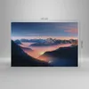 Bild auf Leinwand - Leinwandbild - Einteilig - Berge Wolken Produktbild-Vorschau 3
