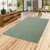 Hochflor Langflor Teppich Cottage Mintgrün, Größe:300x300 Produktbild-Vorschau 1