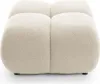 Polsterhocker SELKIR – Winterbeige Produktbild-Vorschau 3