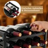 COSTWAY 2-poziomowy metalowy stojak na wino, stojak na 8 Podgląd zdjęcia produktu 5