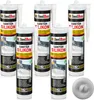 Isolbau Sanitär Silikon 5 x 300 ml Hellgrau - Produktbild-Vorschau 1