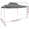 vidaXL Tenda pieghevole pop-up 3 x 4,5 m antracite Anteprima dell’immagine prodotto 7