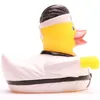Badeente Karate weiß Vinyl 9 cm Produktbild-Vorschau 2