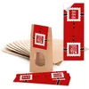 Logbuch-Verlag 100 braune Weihnachtstüten m. Fenster u. Produktbild-Vorschau 3