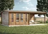 Alpholz Gartenhaus Freiburg-44 aus naturbelassenem Holz 755 Produktbild-Vorschau 3