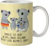 Mr. & Mrs. Panda Becher Koala Familie - Gelb Pastell - Produktbild-Vorschau 1
