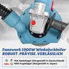 Betonschleifer Winkelschleifer Set max. 1900 W mit Produktbild-Vorschau 4