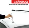 TURTLE STŘEŠNÍ LIŠTA CROWN TOYOTA RAV4 XA40 2013 2014 2015 Náhled obrázku produktu 2