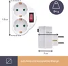 Adaptateur Avec Interrupteur On/Off - 2 Prises - Schuko Voir les images du produit 7