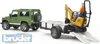 bruder Land Rover Defender  mit Mini-Bagger , Maßstab 1:16 Produktbild-Vorschau 4