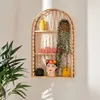 Scaffale da parete "anahi" in bambù beige 74x45 cm  - Anteprima dell’immagine prodotto 4