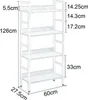 A technical drawing of a shelf unit with dimensions indicated. Náhľad obrázku produktu